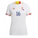 Billige Belgien Thorgan Hazard #16 Udebane Fodboldtrøjer Dame VM 2022 Kortærmet